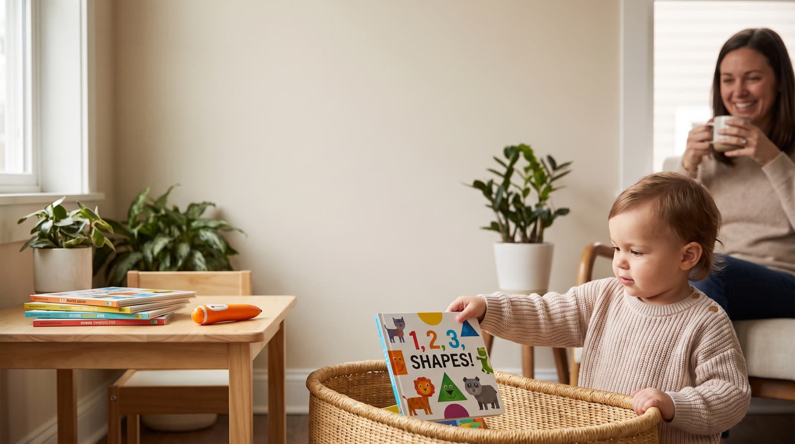How do I choose new talking picture books about early math to encourage independent exploration?