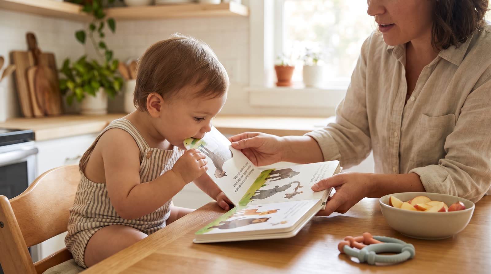 Is A book with waterproof pages Safe for a toddler who mouths toys?