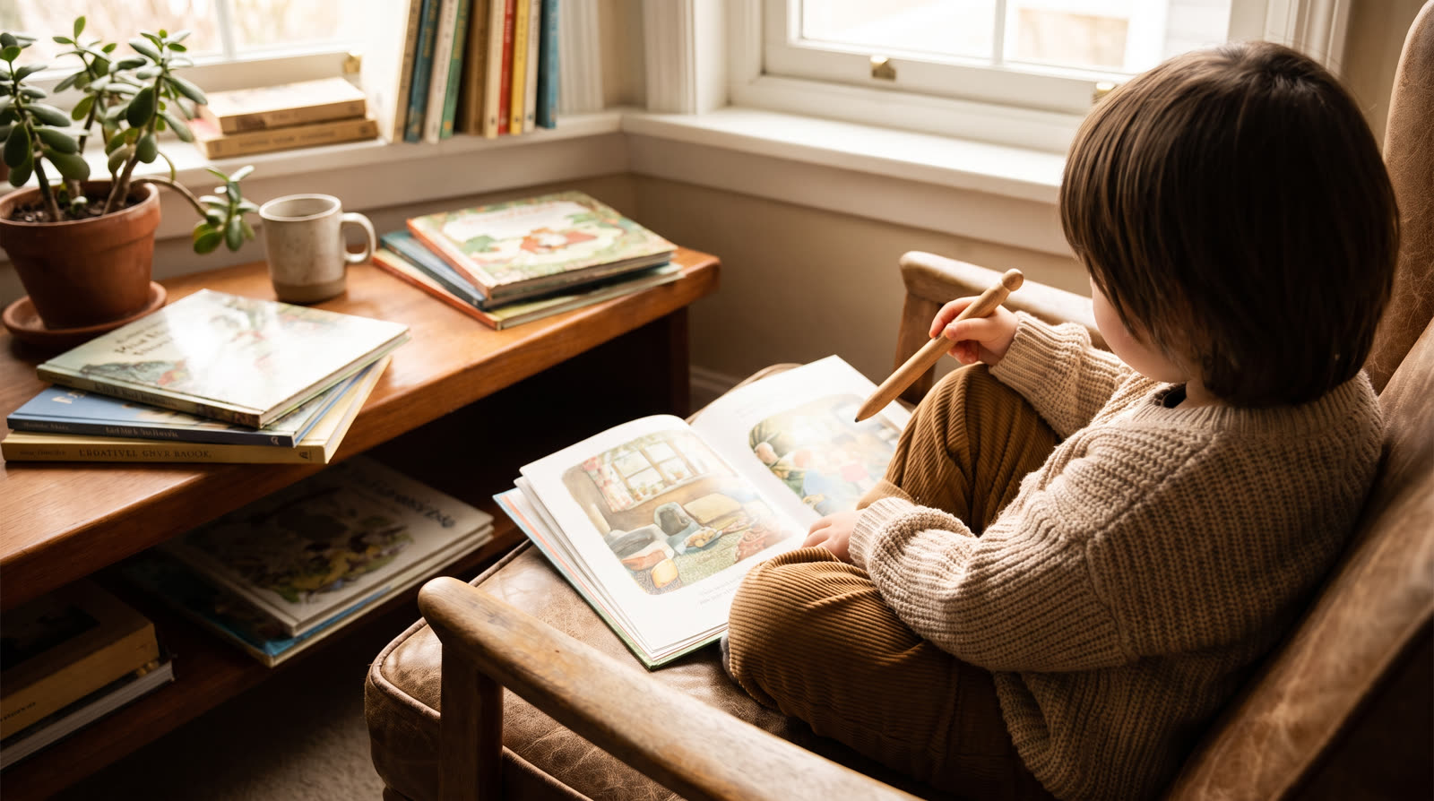 Can a Reading Pen and Talking Picture Book Improve Children’s Independent learning habits as a screen-free activity?