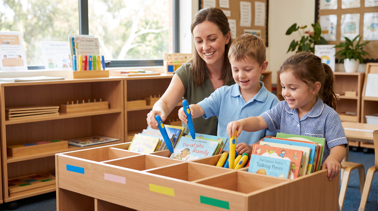 What Should a School Buyer Record in a Talking Pen Shared-Storage Routine?