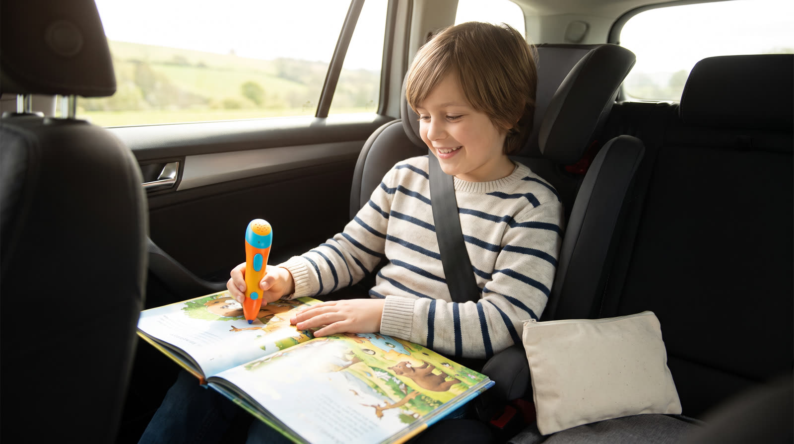 How Should Retailers Plan a Screen-Free Talking-Pen Travel Range for Cars and Airplanes?