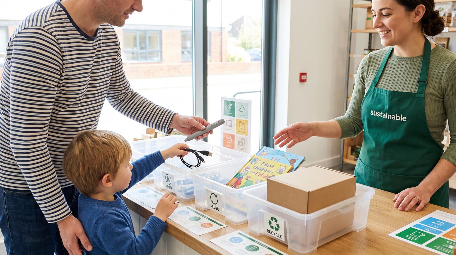 How Can a Buyer Design a Take-Back and Recycling Information Plan for Talking Pens?
