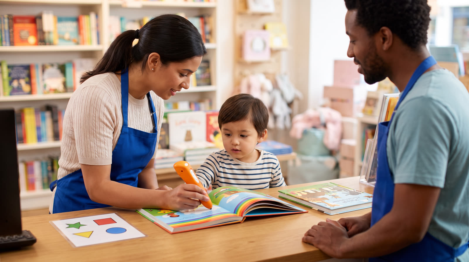How Should a Retailer Train Staff to Explain Talking Pen Book Compatibility?