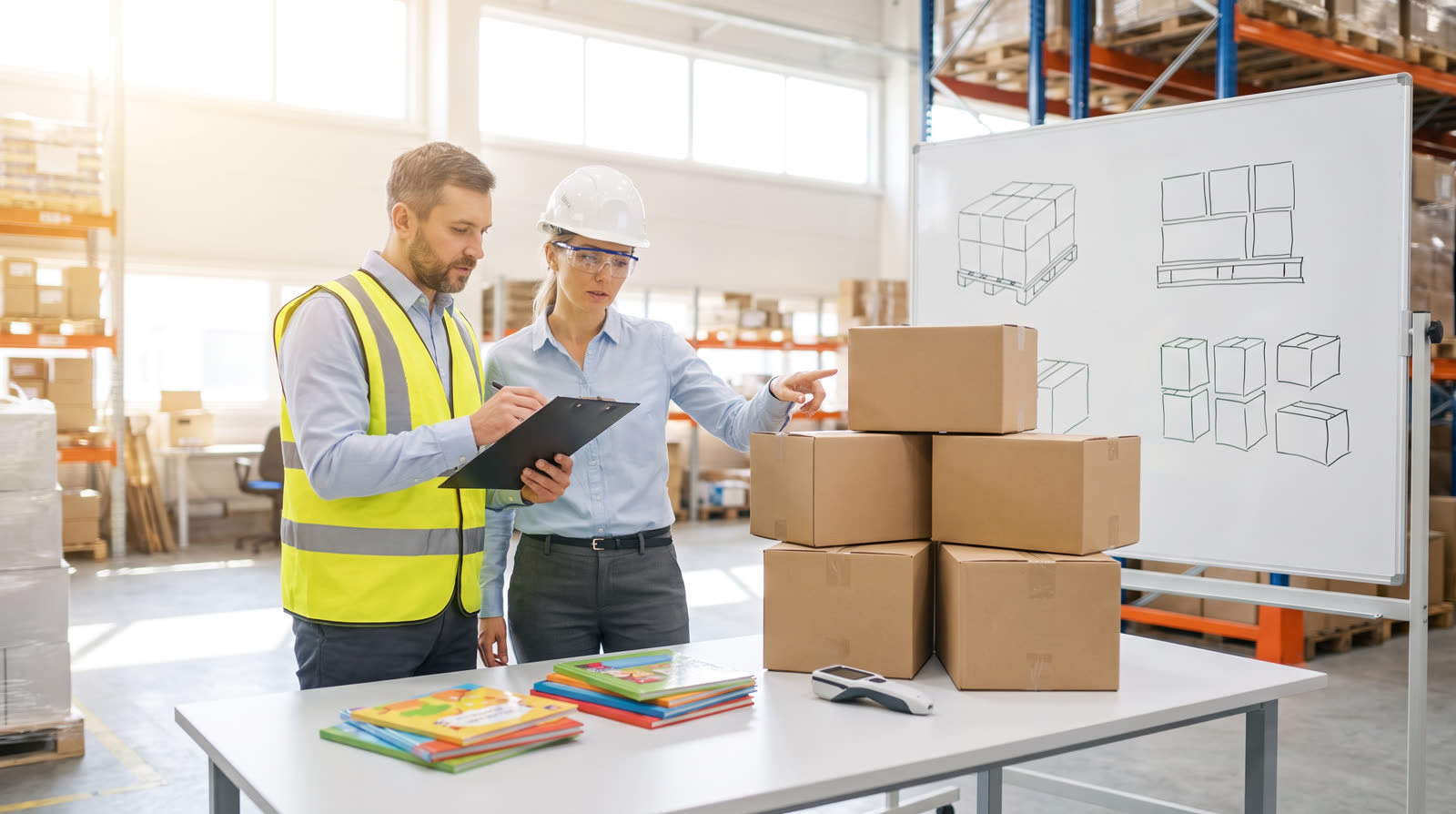 What Should Distributors Know About Palletization and Container Loading for Reading Pen Shipments?